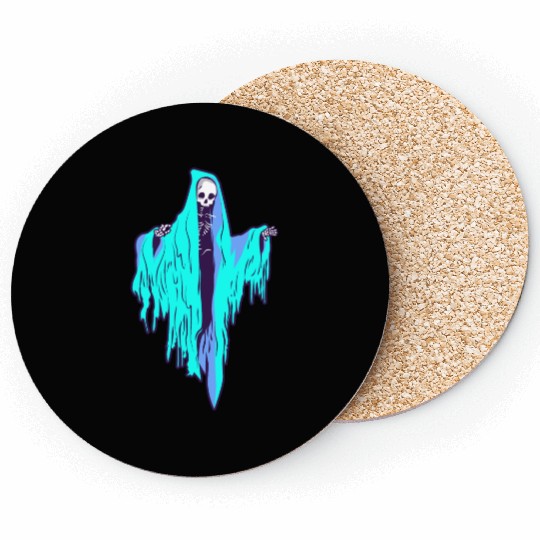 Horror Ghost Skeleton design Coasters