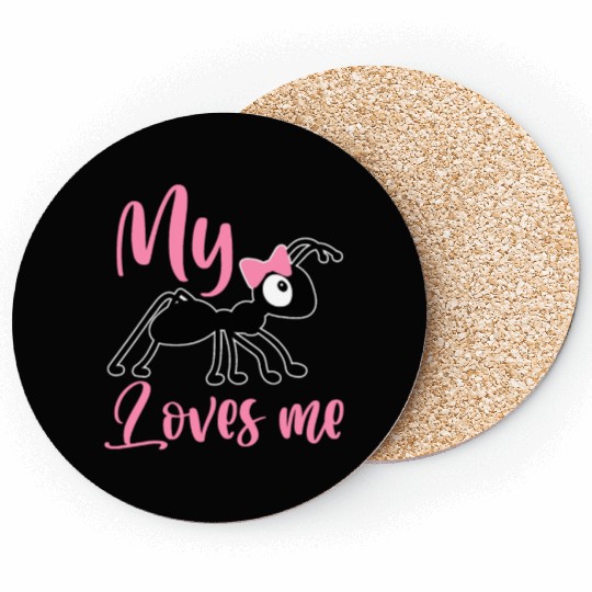 Ant Design My Aunt Loves me Family Gifts Coasters