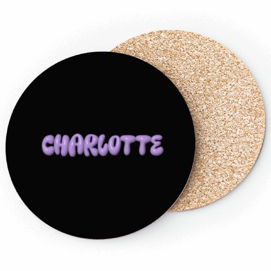 Charlotte: A Royal Name Choice! Coasters
