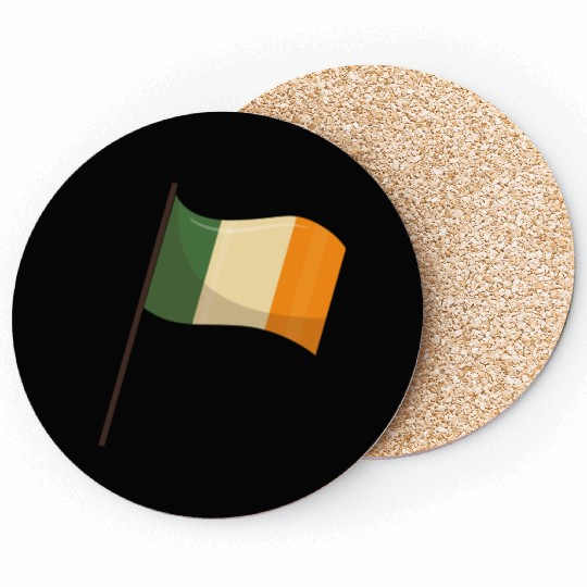 Saint Patricks Day Ireland Flag Coasters