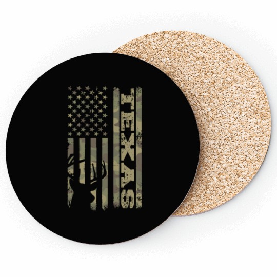 Texas Deer Hunter Coasters