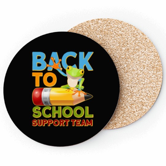 Back To School Support Team Coasters