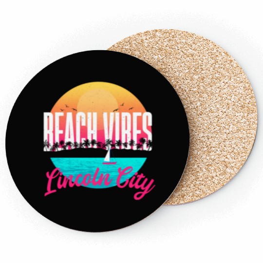 Beachs Lincoln City Summer Oregon Tropical Beach Coasters