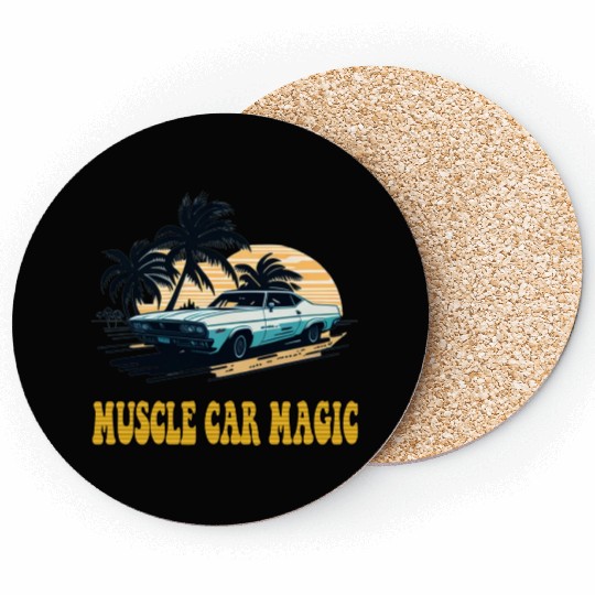 Muscle Car Magic Coasters