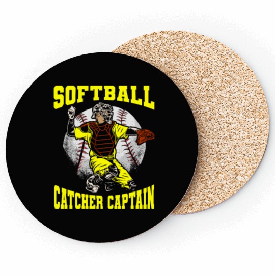 Softball Coasters