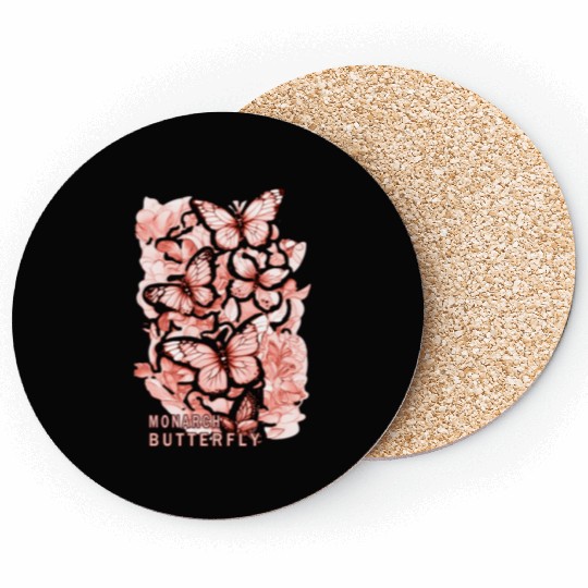 monarch butterfly Coasters