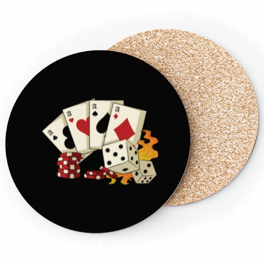 Poker Ace Texas Hold'em Coasters