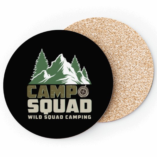 WILD SQUAD CAMPING Coasters