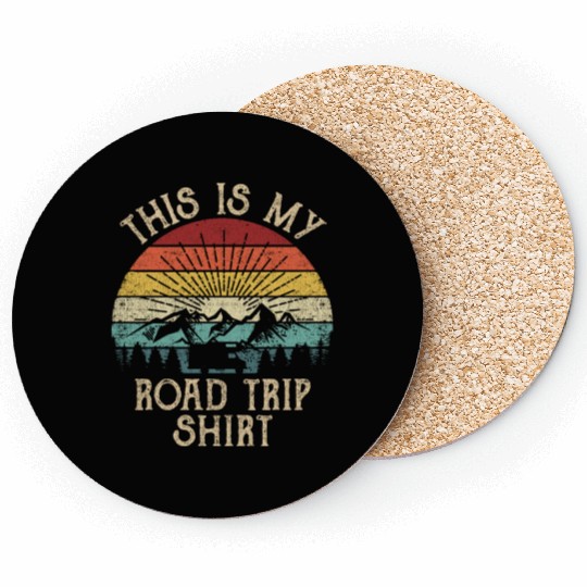 This Is My Road Trip Coasters RV Vacation Travel