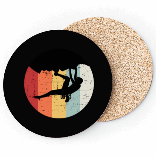 Climber Climbing Bouldering Free Climbing Coasters