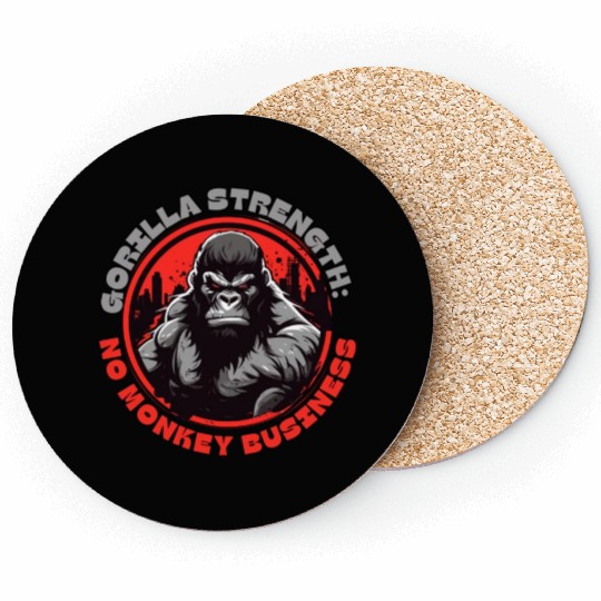 Gorilla Strength: No Monkey Business Coasters