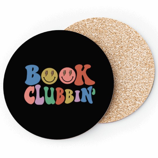 Book Clubin Librarian Literature Lover Book Nerd Coasters