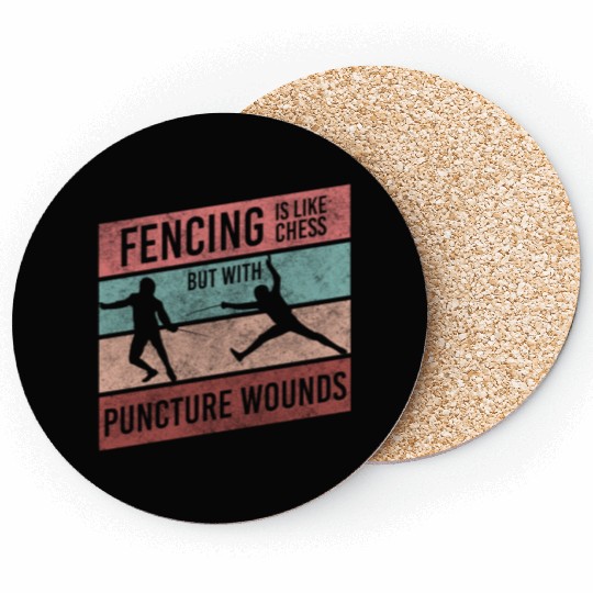 Fencing Sport Victory Sport Fencing Coasters