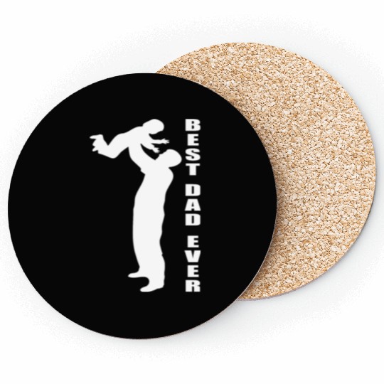 Dad Love Father Family Children Coasters
