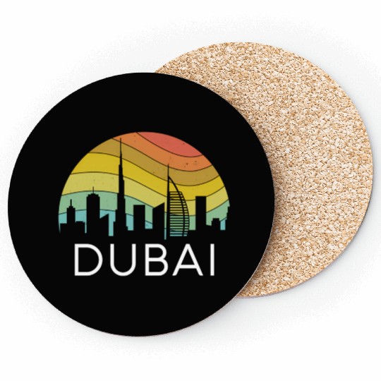 Dubai Skyline City Arab Emirates Uae Arcihtecture Coasters