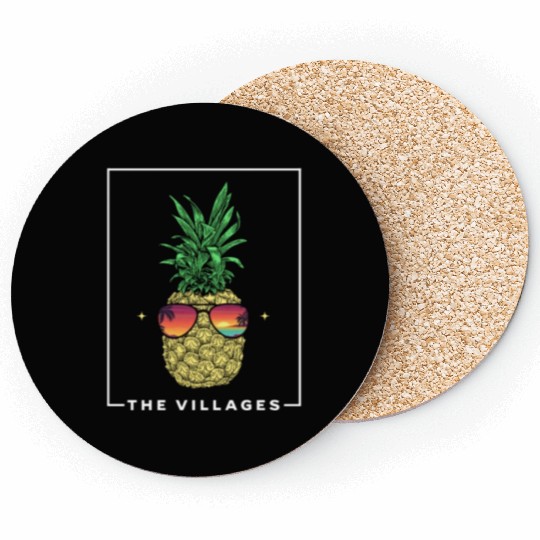 Cool Pineapple Tropical Fruit The Villages Coasters