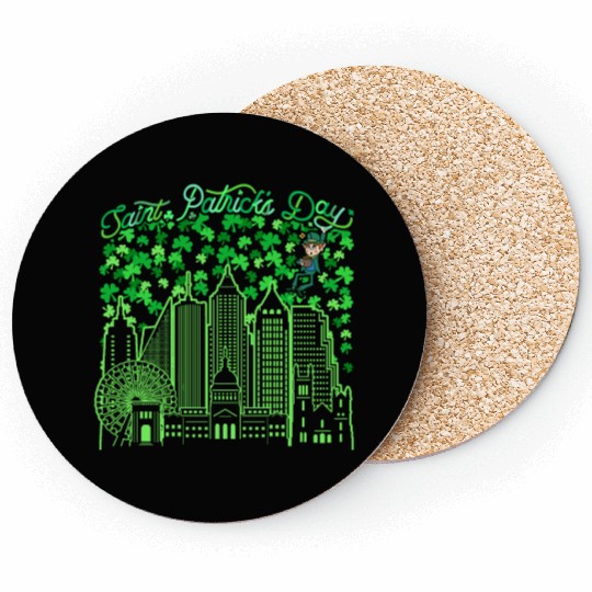 Saint Patrick's Day Atlanta Georgia Coasters