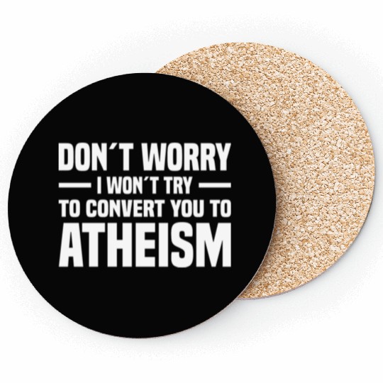 Atheism Skeptics Atheists Atheist Science Coasters