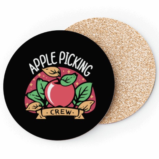 Apple Picking Crew Coasters