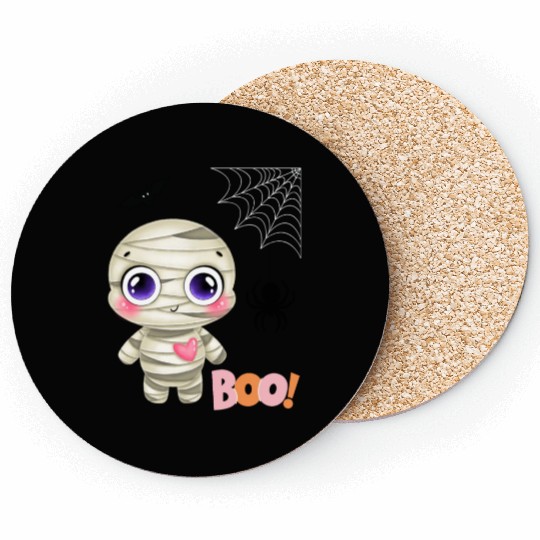 Halloween Baby Mummy Coasters