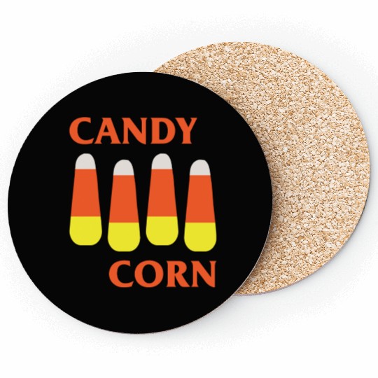 Candy Corn Punk Coasters