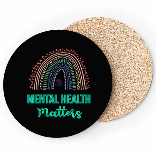 Mental Health matters design Coasters