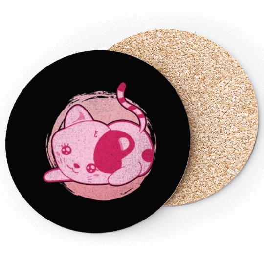 Cat lover pet gift kawaii cat Coasters
