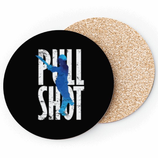 Cricket Pull Shot Sports Moment Coasters