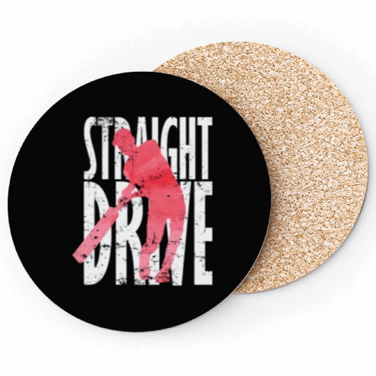 Straight Drive Cricket Coasters