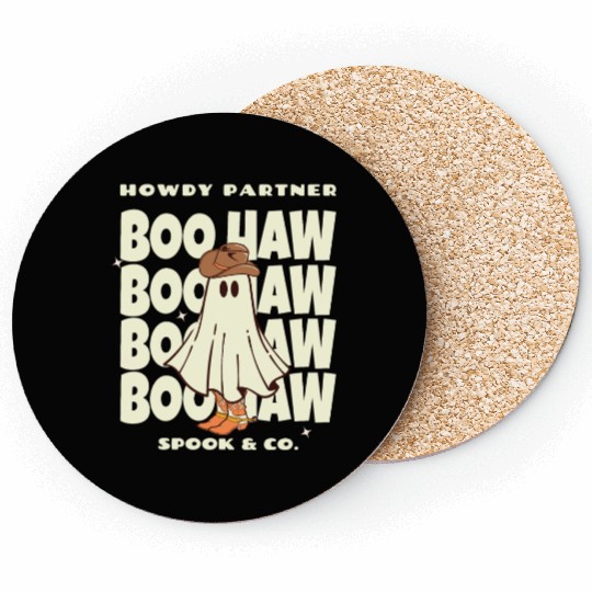 Howdy Partner Boo Haw Spook & Co. Coasters