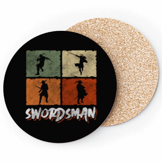 Sword Fencing Victory Coasters
