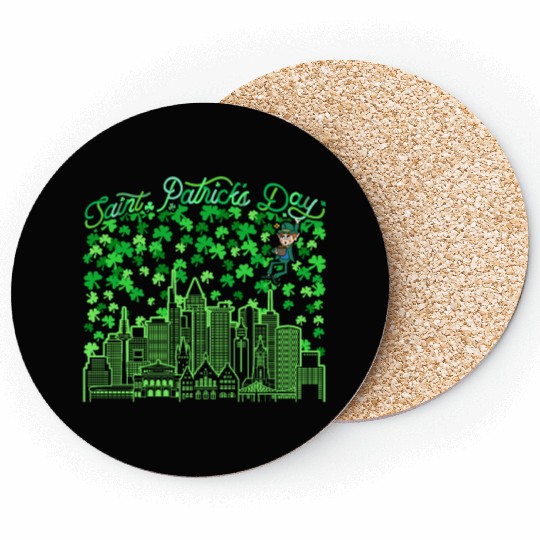 Saint Patrick's Day Frankfurt Germany Coasters