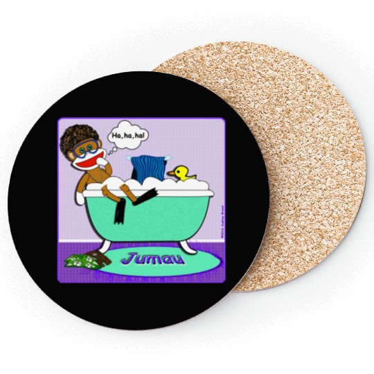 Jumau the Sock Monkey Coasters