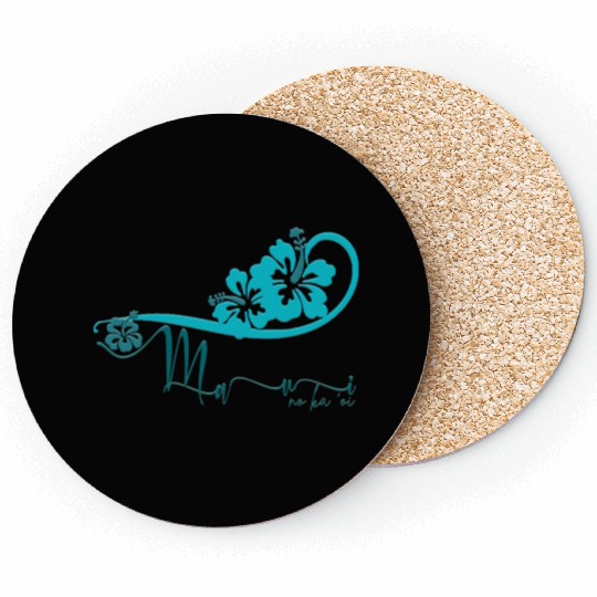 Maui No Oi: Hibiscus Coasters