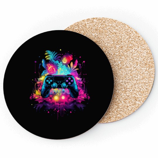 Game Controller For Gamer Gaming Coasters