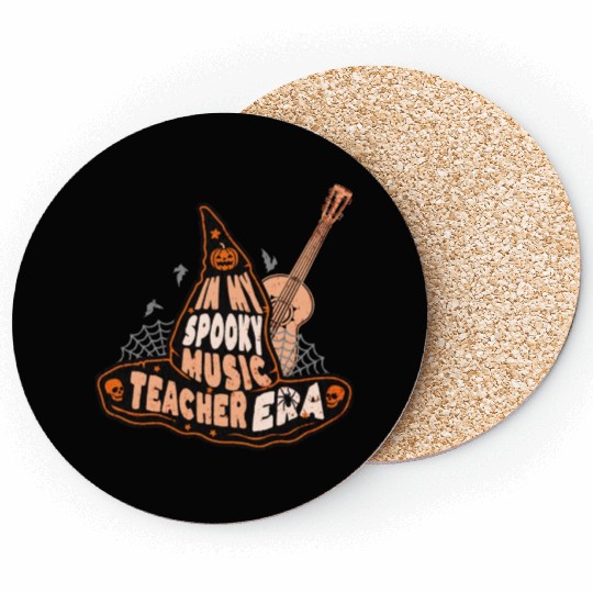 In My Spooky Music Teacher Era Witch Coasters