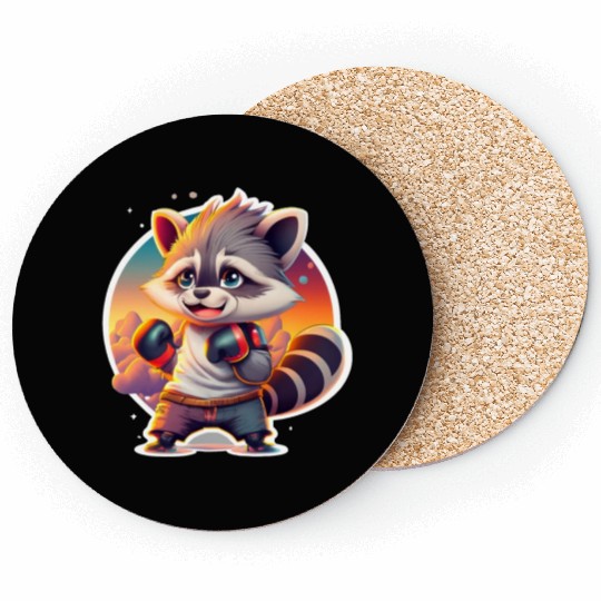 Never give up typography funny Coasters