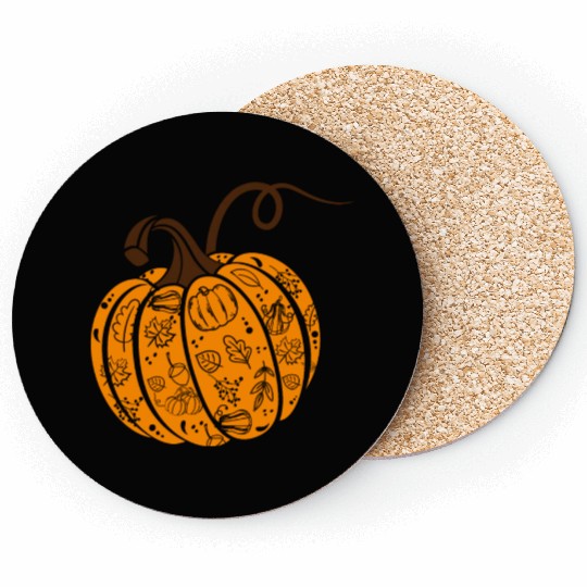 Halloween, Pumpkin, Fall, Thanksgiving Coasters