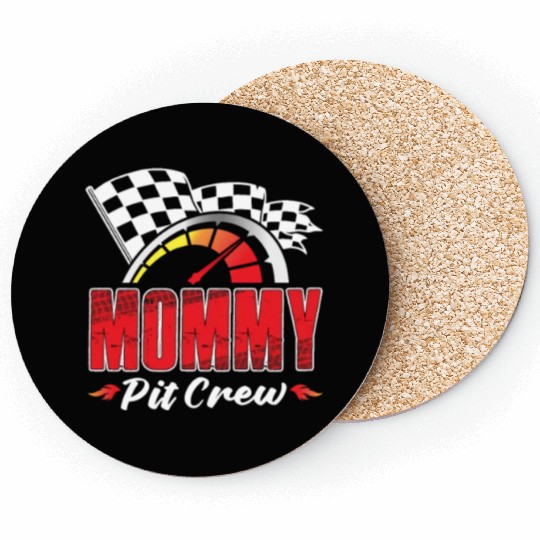 Mommy Pit Crew Coasters