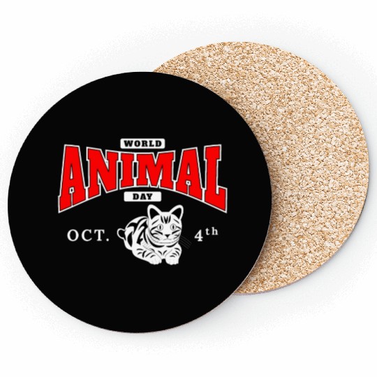 World Animal Day Coasters