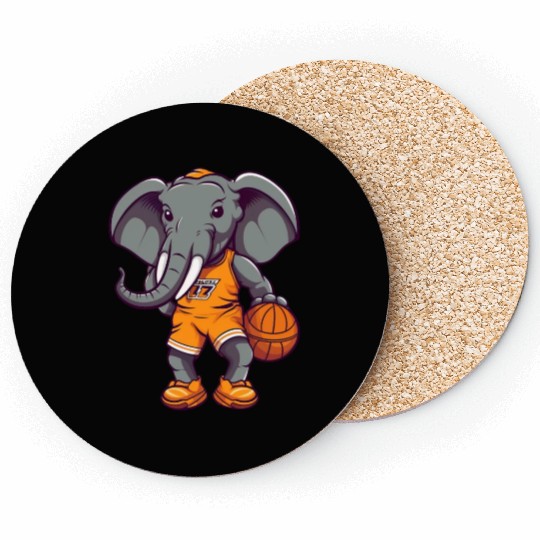 Basketball elephant Coasters