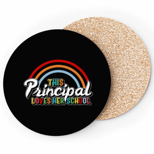 Principal Coasters, This Principal Loves Her School