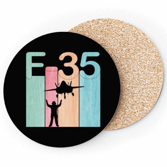 F35 Vintage Air Force Fighter Jets Coasters