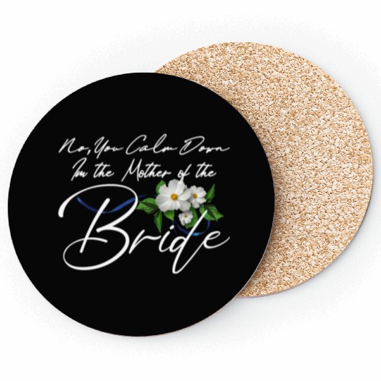 Mother of the Bride Design Coasters