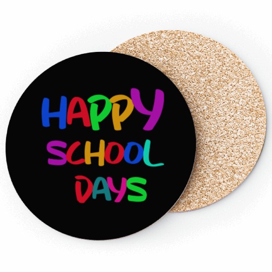 Happy School Day Back To School Coasters