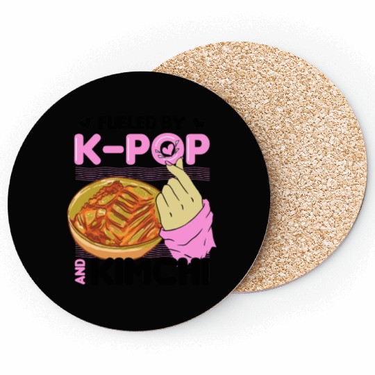 Kimchi Lovers Korean Cuisine Food Gifts Coasters