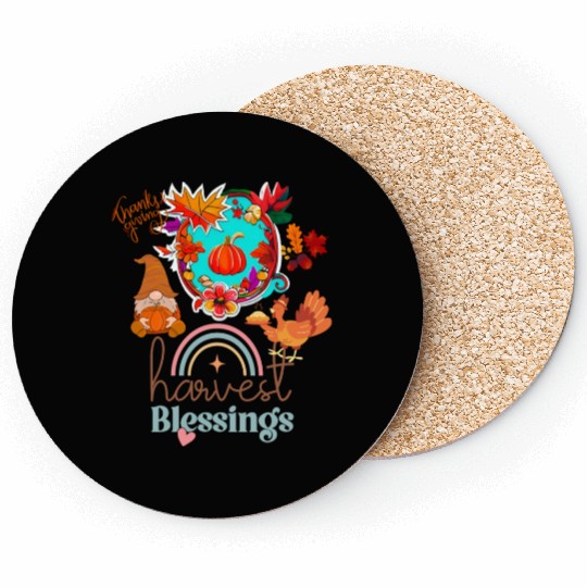 "Harvest Blessings" Coasters