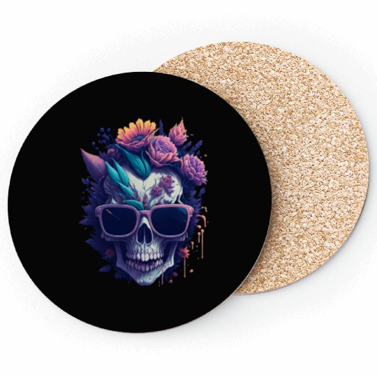 Floral Skull | C12 Coasters