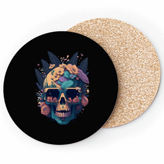 Floral Skull | C18 Coasters