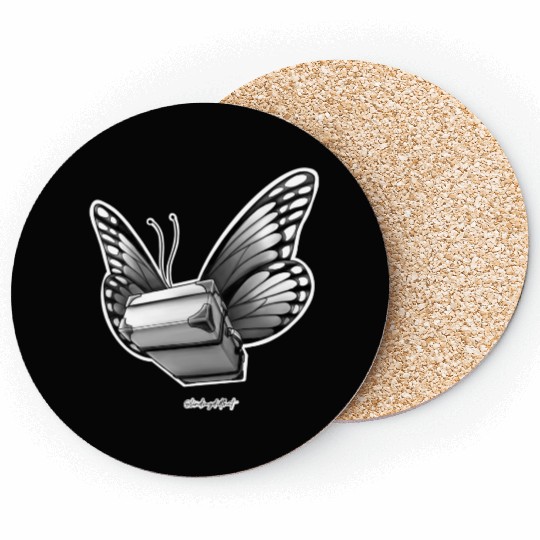 Monarch Travel Bug - Travel Bug Series Coasters